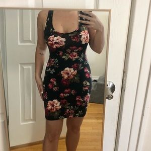 Black Floral Dress